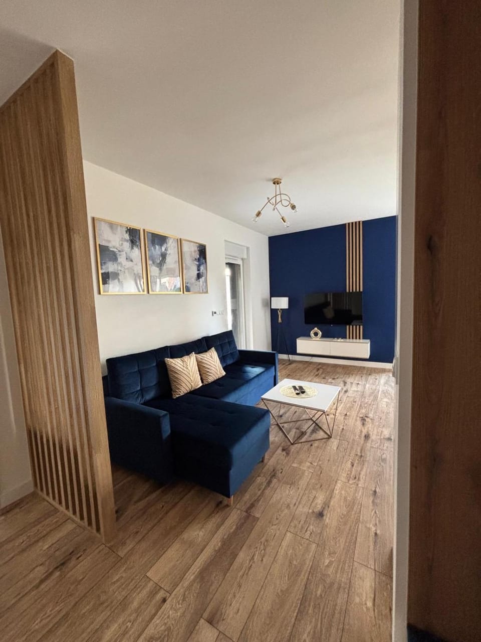 Bed, TV and multimedia, Living room, Photo of the whole room, Seating area, Bedroom