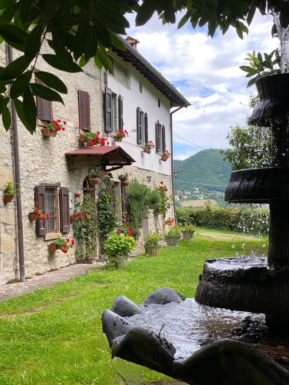 Property building, Garden, Garden, Mountain view