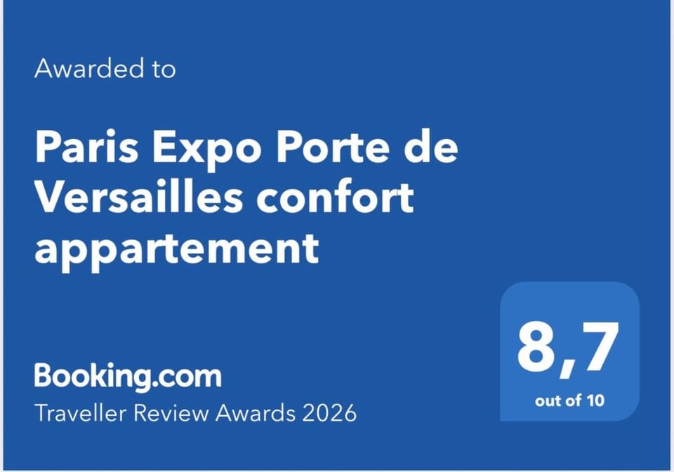 Paris Expo Porte de Versailles confort appartement Apartment in Paris