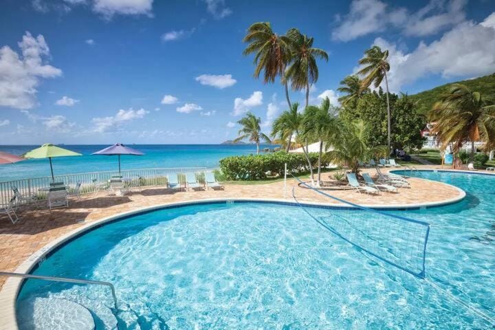 Day, Beach, Pool view, Sea view, Swimming pool, sunbed