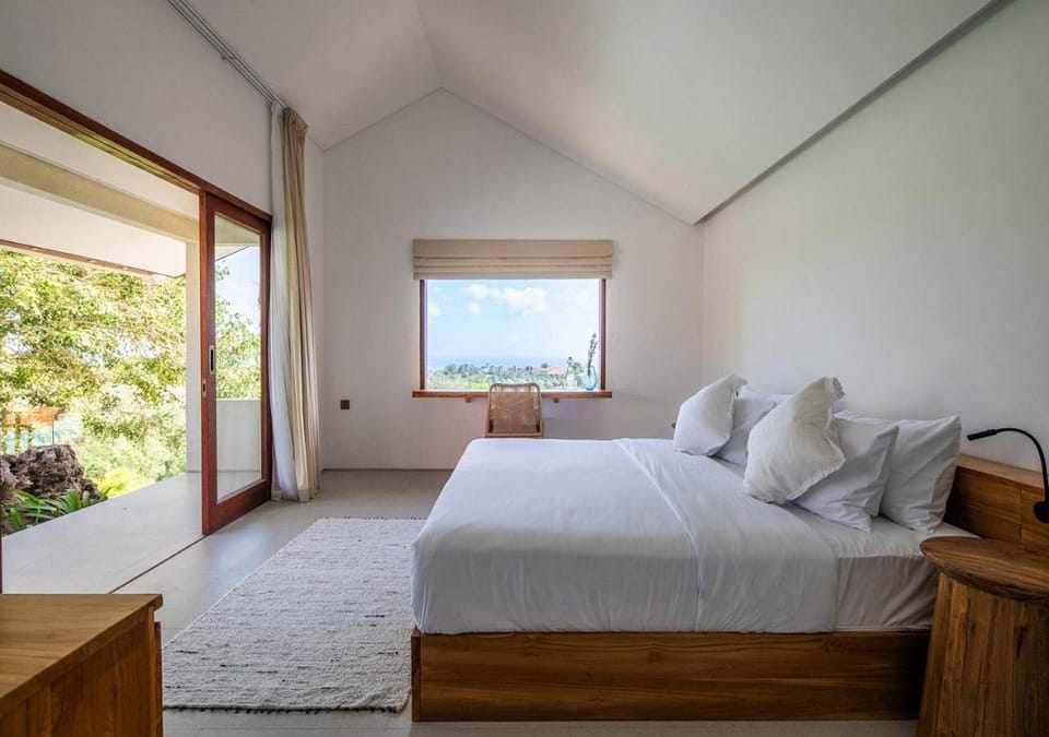 Natural landscape, View (from property/room), Bedroom, air conditioner