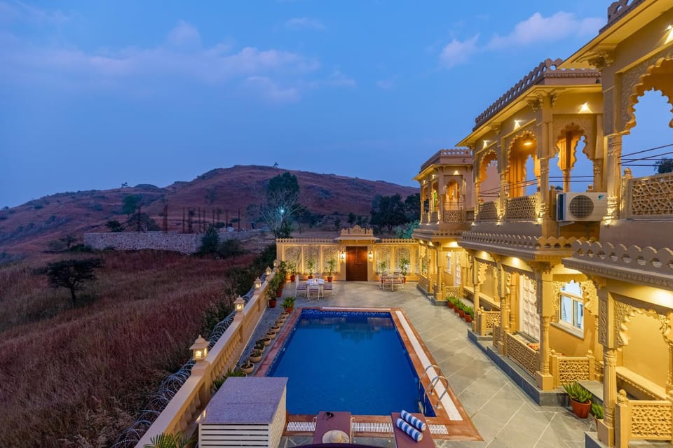 Property building, Day, Night, Mountain view, Pool view, Swimming pool