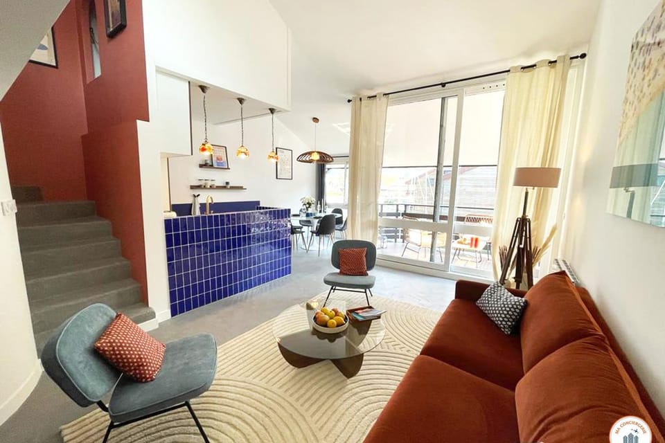 Temps des Cerises - Terrasse - Plage - Marina Apartment in Deauville