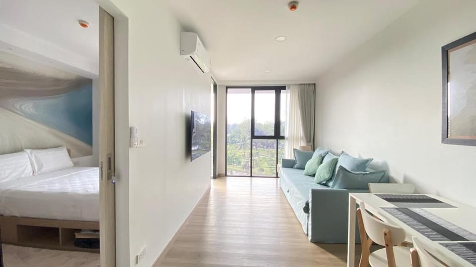 1BDR Skypark Laguna 10 min to the Sea Roof Pool Apartment in Choeng Thale