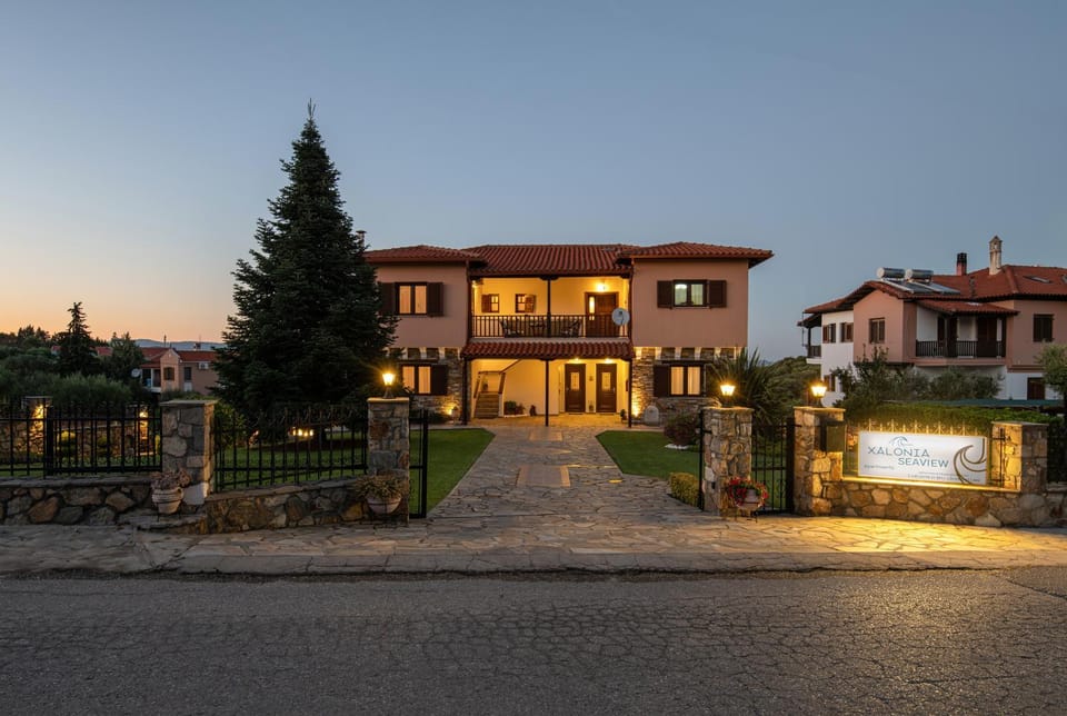 Property building, Sunset