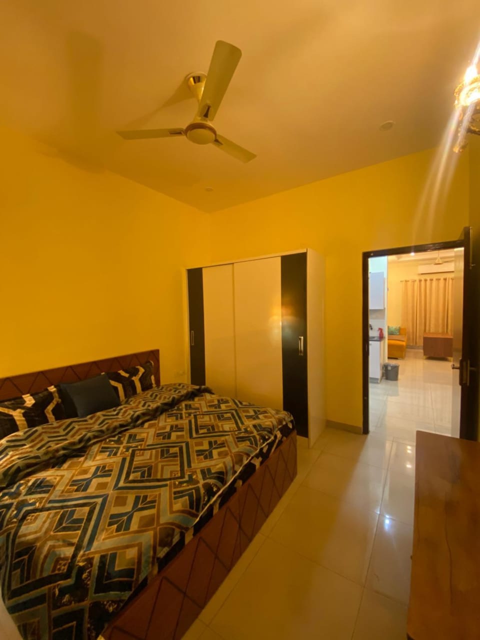 Bed, Photo of the whole room, Bedroom, wardrobe