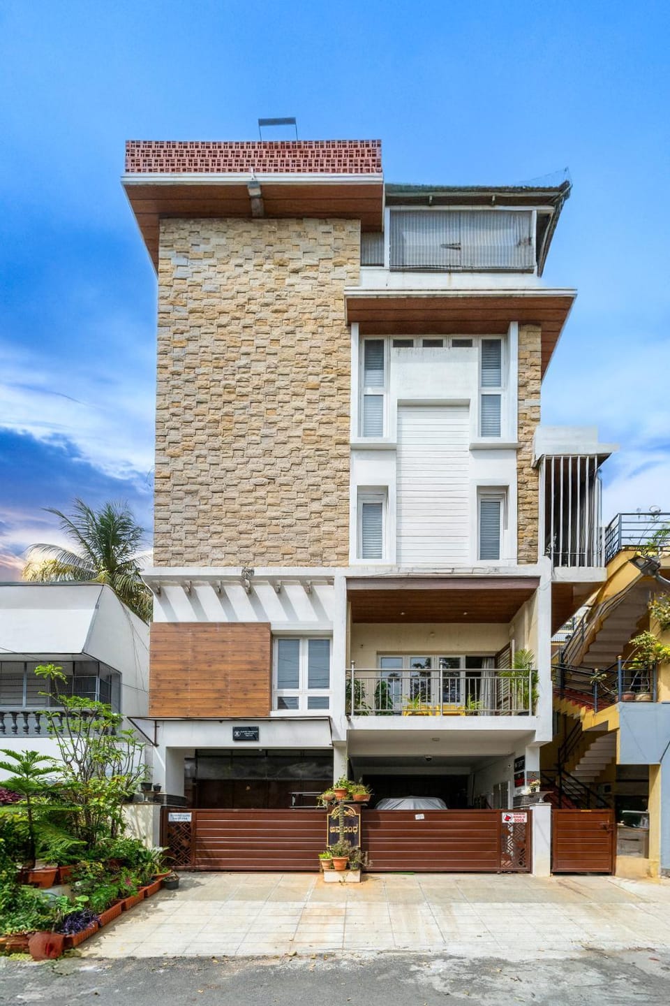 Twilight Terrace 3BHK Spacez Villa with Private Theatre Villa in Bengaluru
