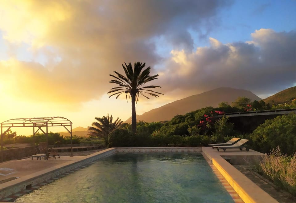Day, Natural landscape, Swimming pool, Sunset