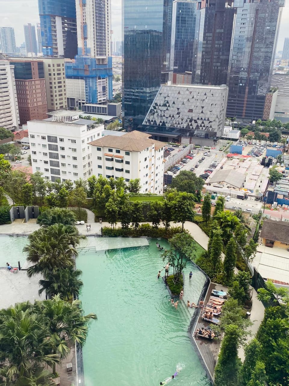 Bird's eye view, Pool view, Swimming pool
