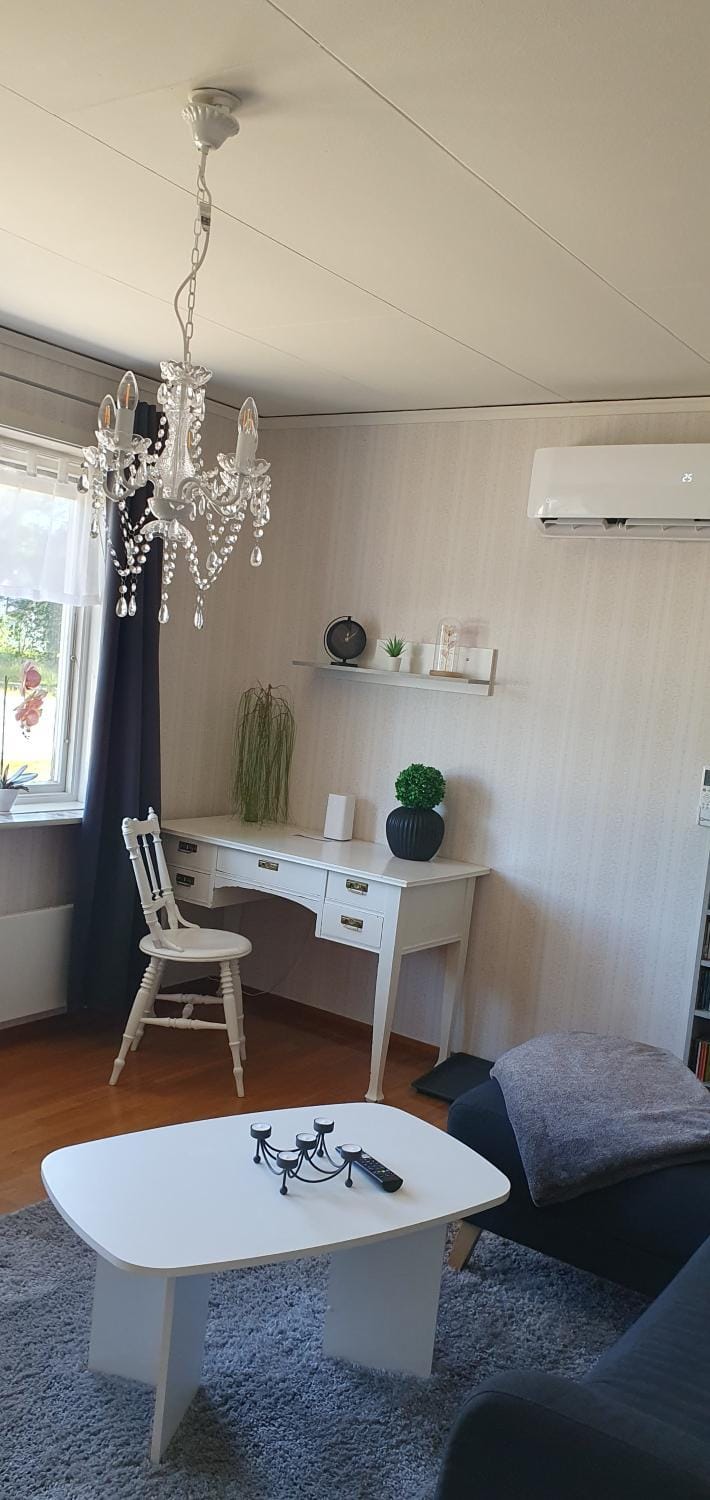 Living room, air conditioner