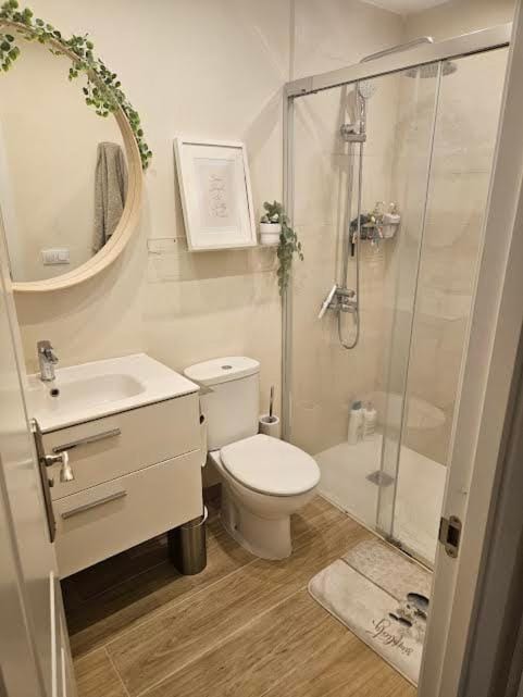 Shower, Toilet, Bathroom, towels