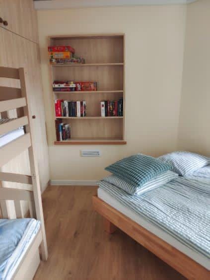 Bed, Bedroom, bunk bed, wardrobe