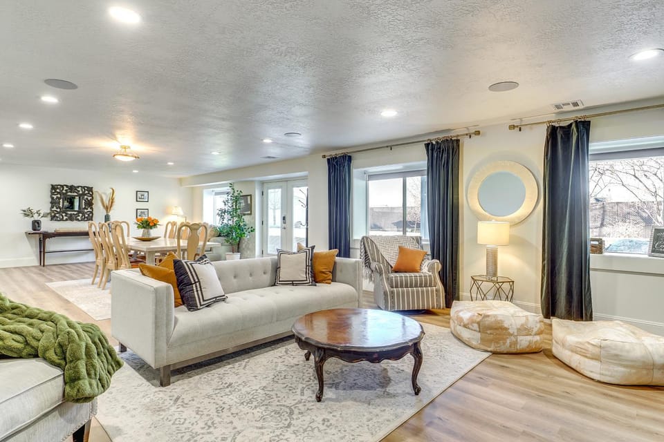 Private Pool & Hot Tub: Luxe Unit Near UTA Train! Apartment in American Fork