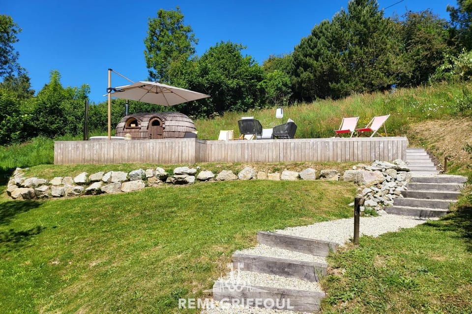 Le refuge Balte 4 - Nordic Spa with Wood Fire - Unique Experience House in Normandy