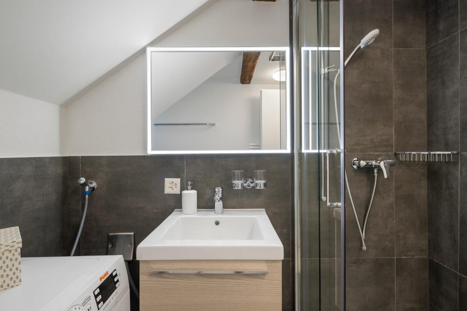 Shower, Bathroom, washing machine