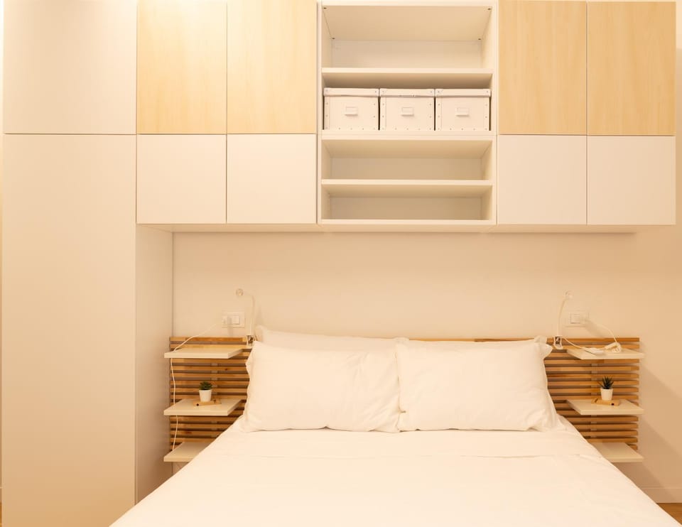 Bed, Bedroom, wardrobe