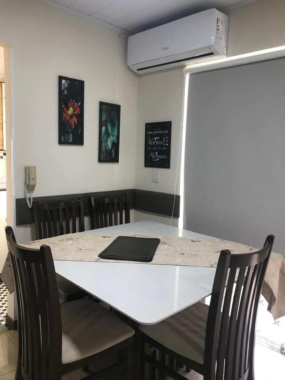 Dining area, air conditioner