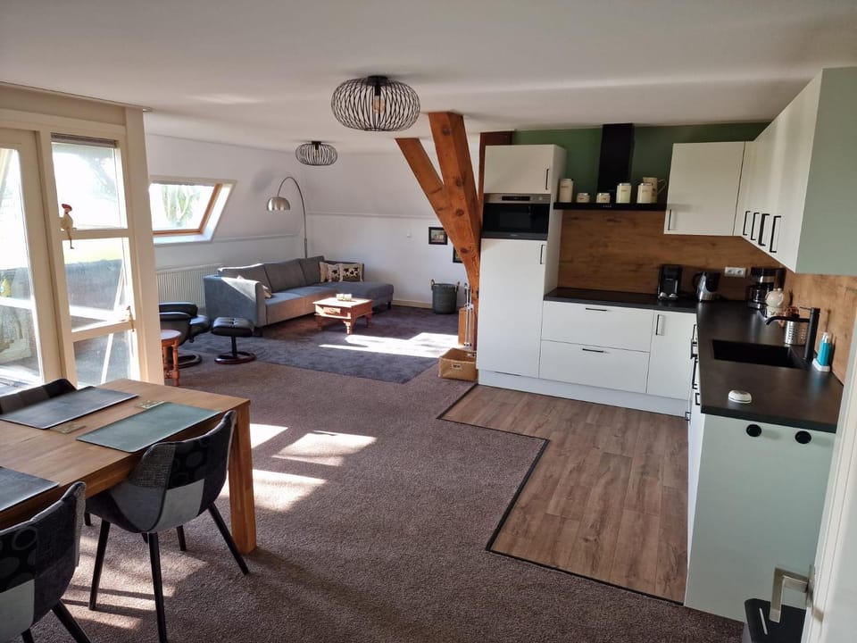 Kitchen or kitchenette, Seating area, Dining area