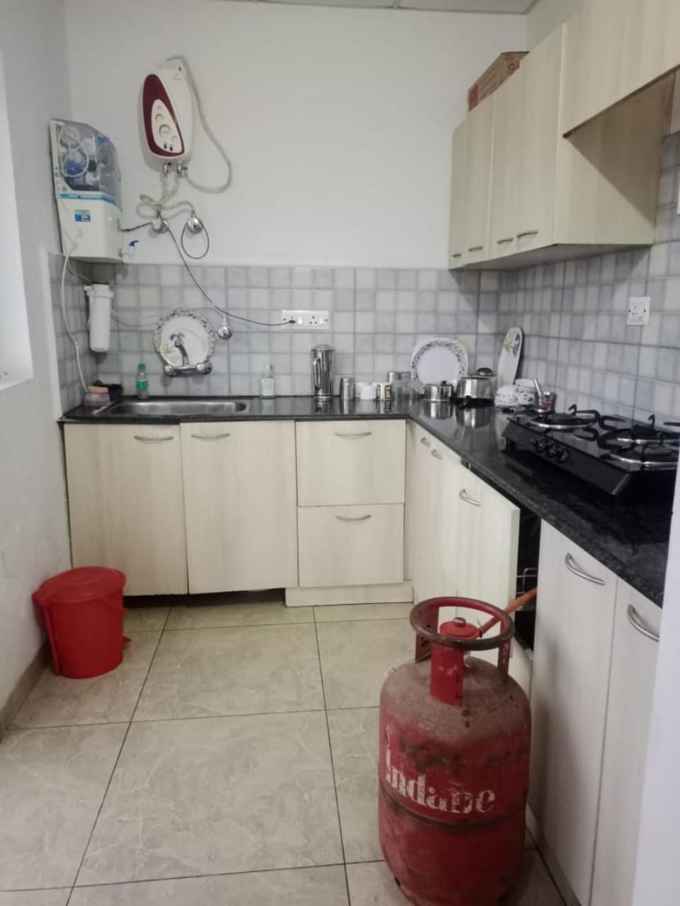 dishwasher, stove, toaster