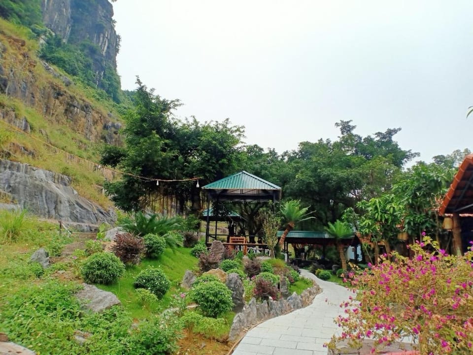 Nearby landmark, Spring, Day, Natural landscape, Garden, Garden view, Mountain view