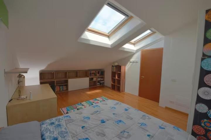 Bed, Photo of the whole room, Bedroom, wardrobe