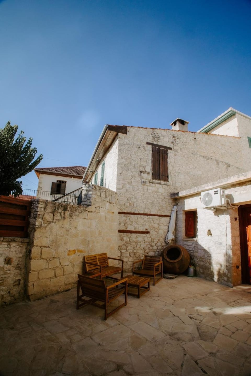 Property building, Patio