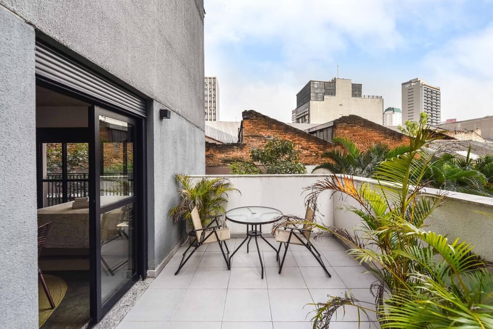 27 New Studio Design near Av Paulista Bela Cintra Apartment in Sao Paulo City