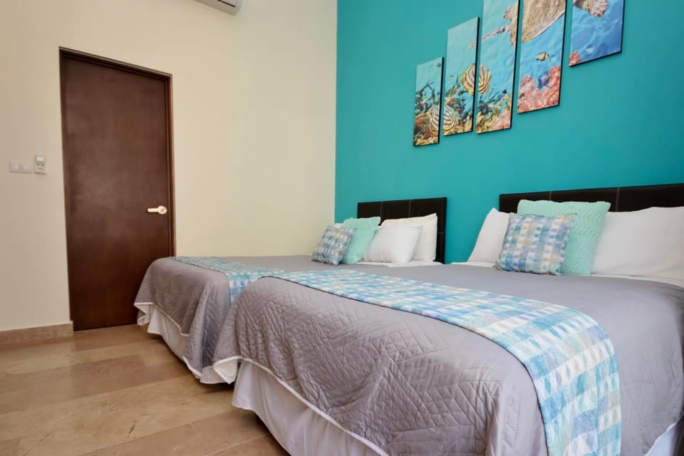 Bedroom, air conditioner