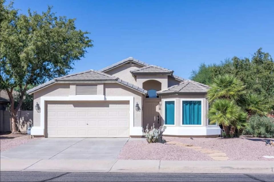 Serene Escape and Modern Comfort Pool Heater BBQ House in Gilbert