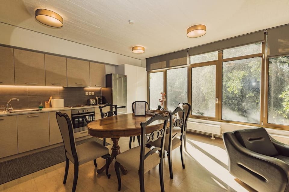 Kitchen or kitchenette, Dining area