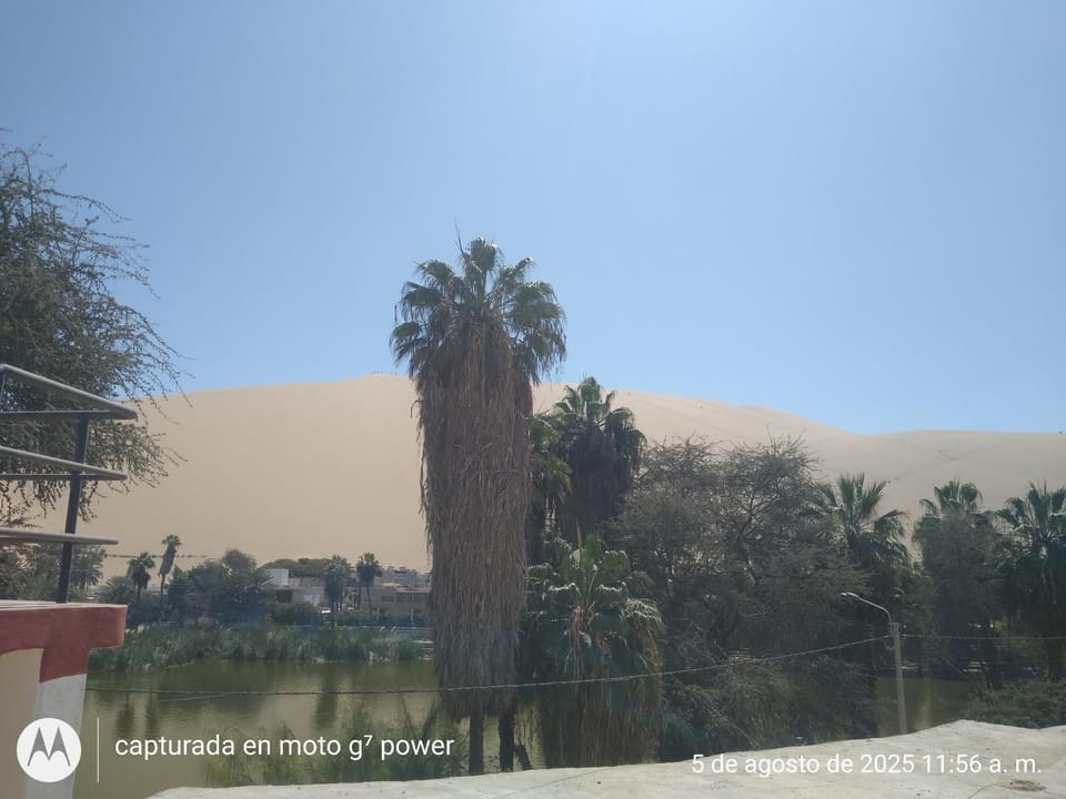 Hospedaje con vista ala laguna de huacachina refugio en el oasis Hotel in Ica