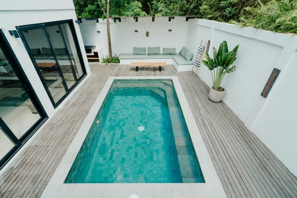 Patio, Day, Natural landscape, Pool view, Swimming pool, Swimming pool, sunbed