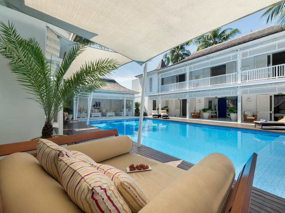Property building, Patio, Day, Swimming pool