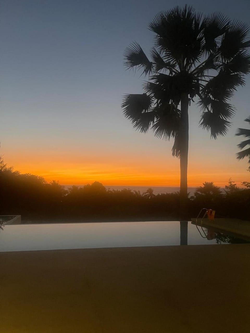 Natural landscape, Sea view, Swimming pool, Sunset