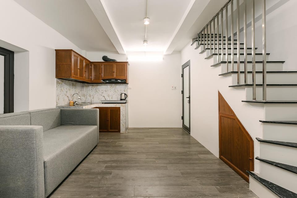 Kitchen or kitchenette, Living room