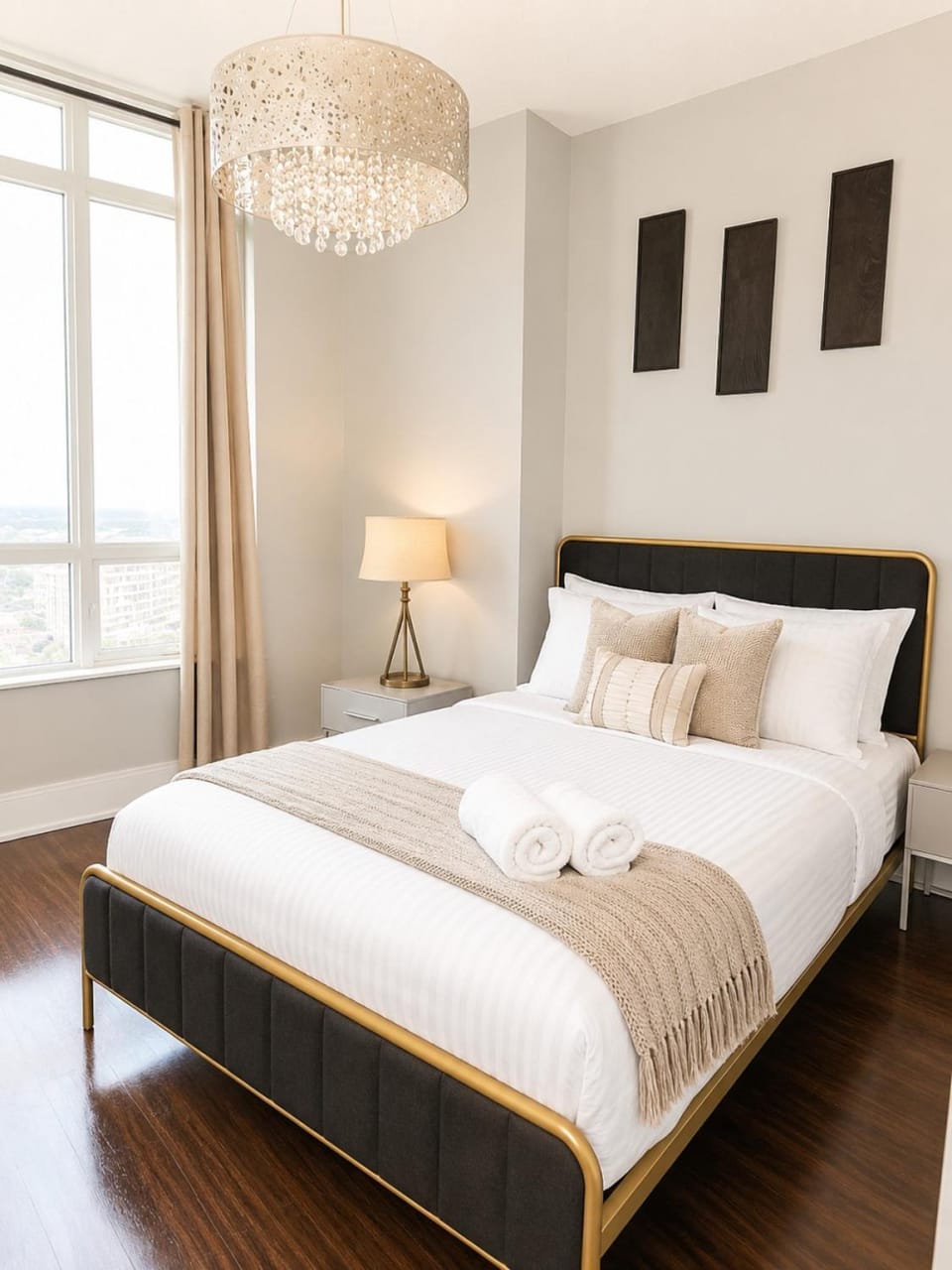 Executive 2BR 2BATH Condo with Lakeview Steps from SQ1 Apartment in Mississauga