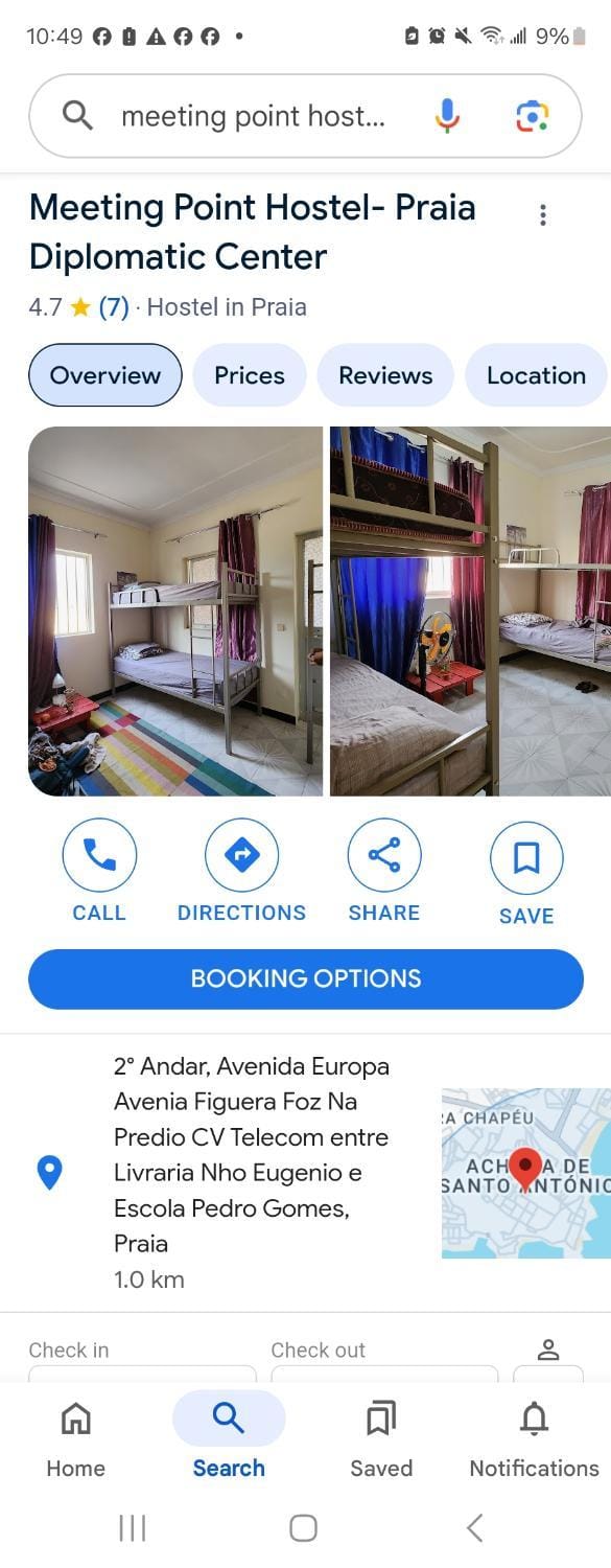 Please Read Email-Free EARLY Check In & Out-No Walk-Ins or Cash Accepted-Meeting Point Hostels Hostel in Cape Verde