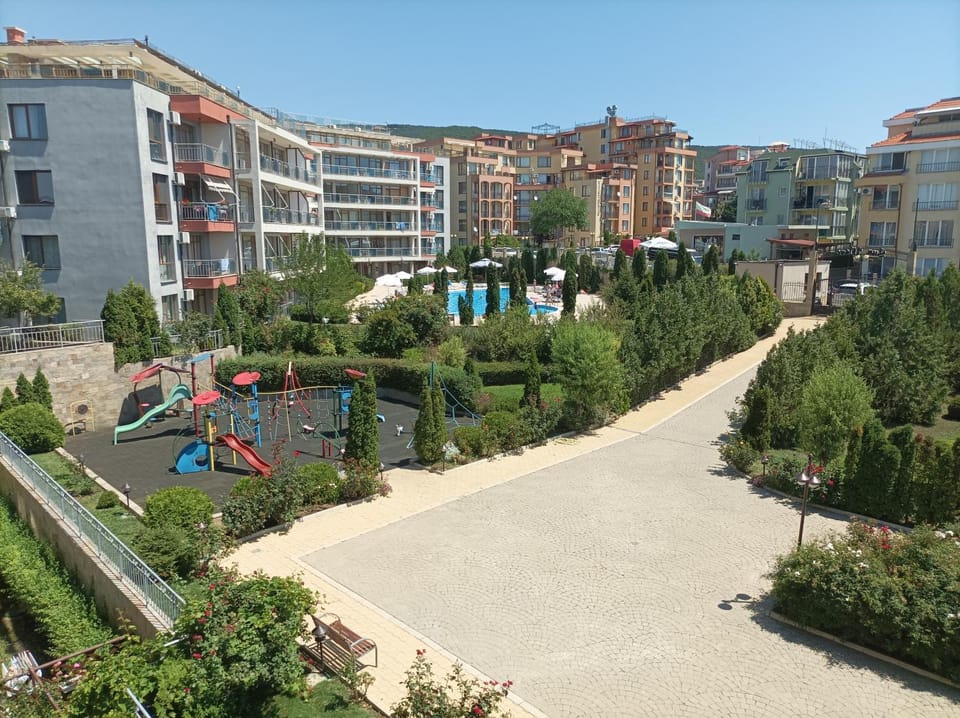 Children play ground, Garden, Swimming pool