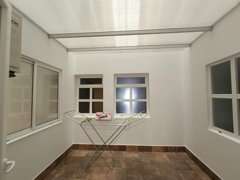 Patio, flat iron, laundry