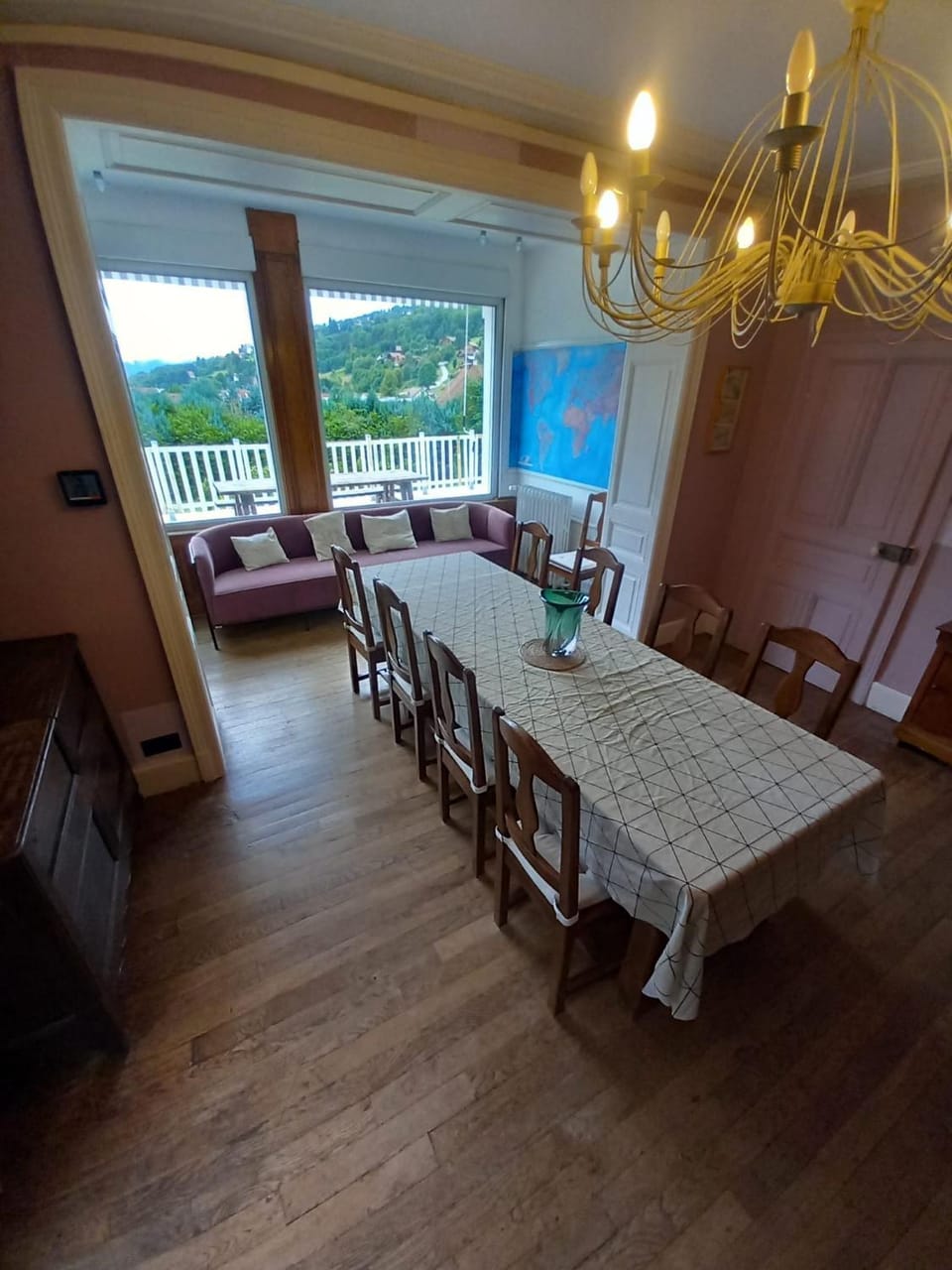 Living room, Seating area, Dining area