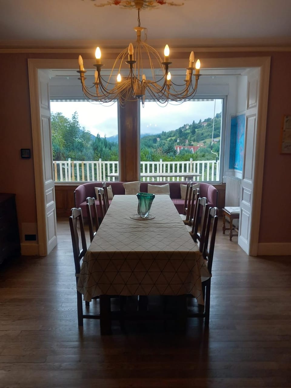 View (from property/room), Balcony/Terrace, Living room, Dining area