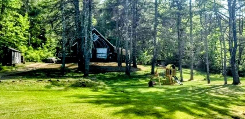 Property building, Natural landscape, Children play ground, Garden view