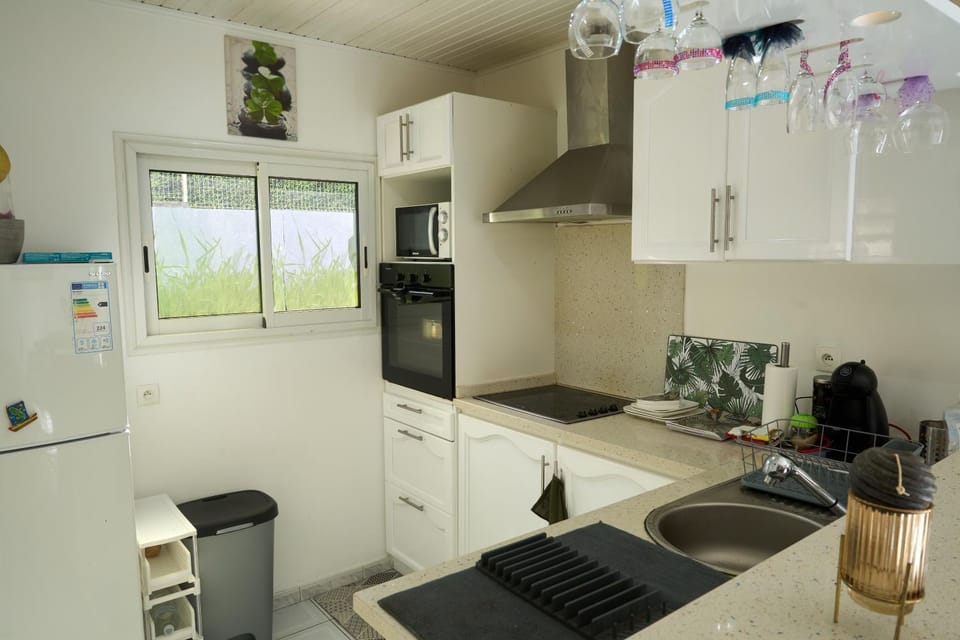 Kitchen or kitchenette, minibar, oven