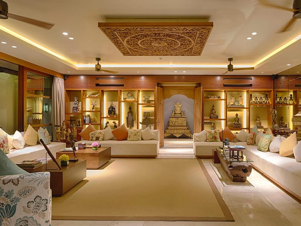 Property building, Living room, Decorative detail