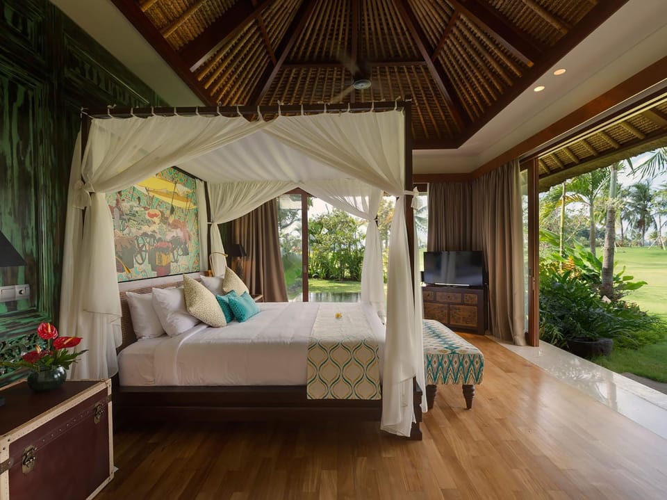 Bed, Photo of the whole room, Bedroom, Garden view, Area and facilities