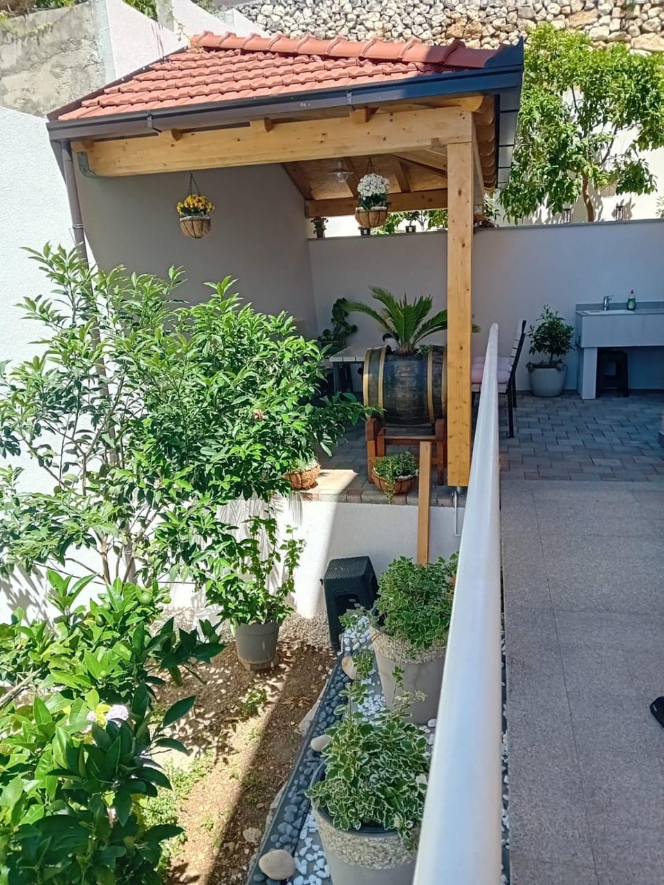 Patio, Garden view