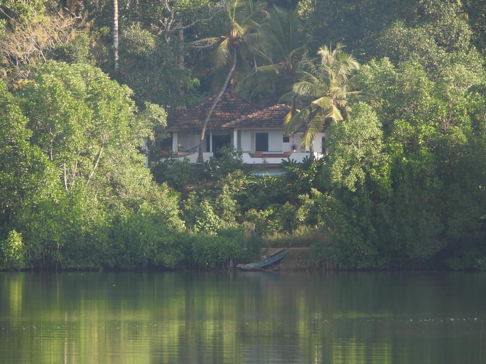 Property building, Natural landscape, Lake view