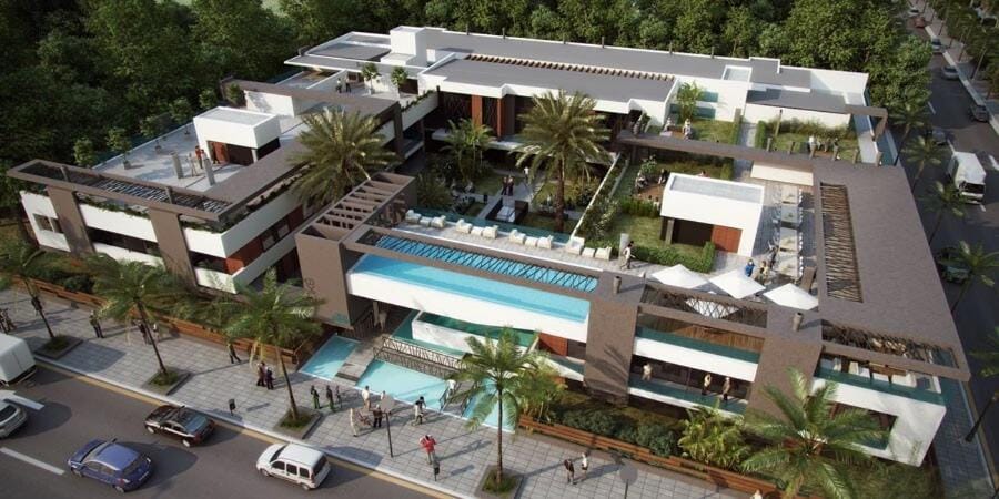 Property building, Bird's eye view