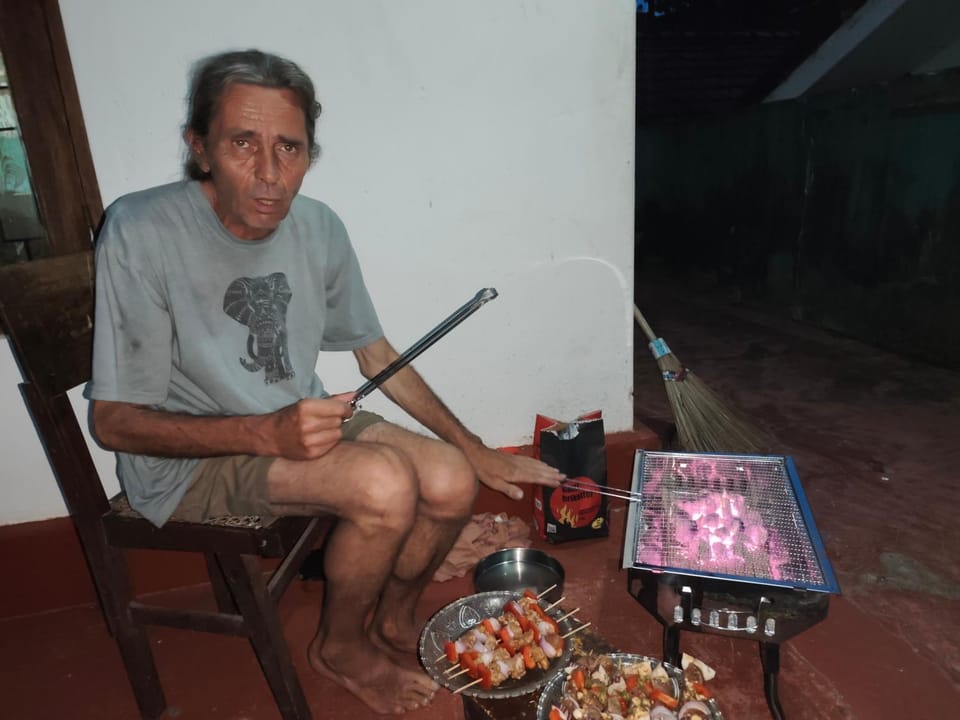 People, BBQ facilities, group of guests