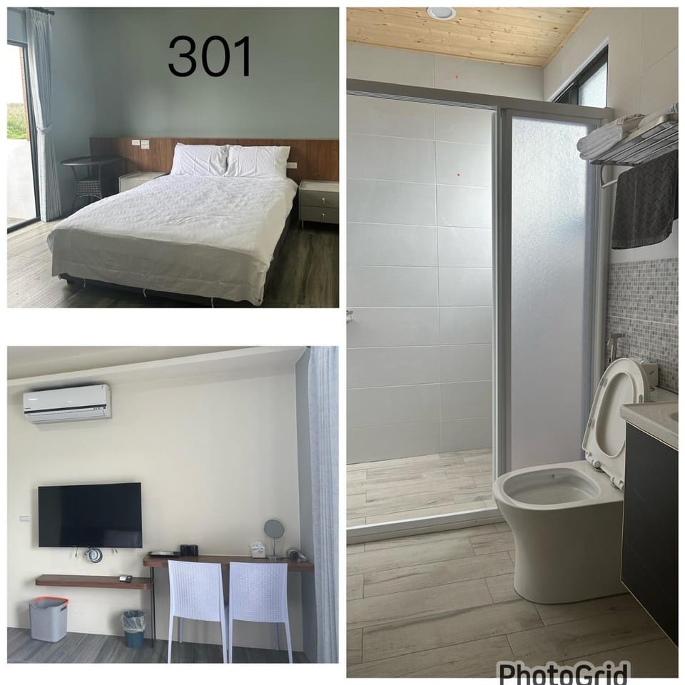 Bed, TV and multimedia, air conditioner